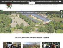 Tablet Screenshot of centroippicolapinetina.it